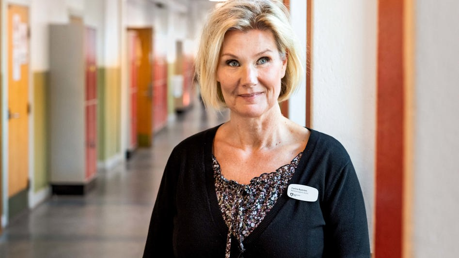 Läraren Carina Byström.
