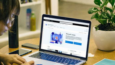 Närbild på en datorskärm.